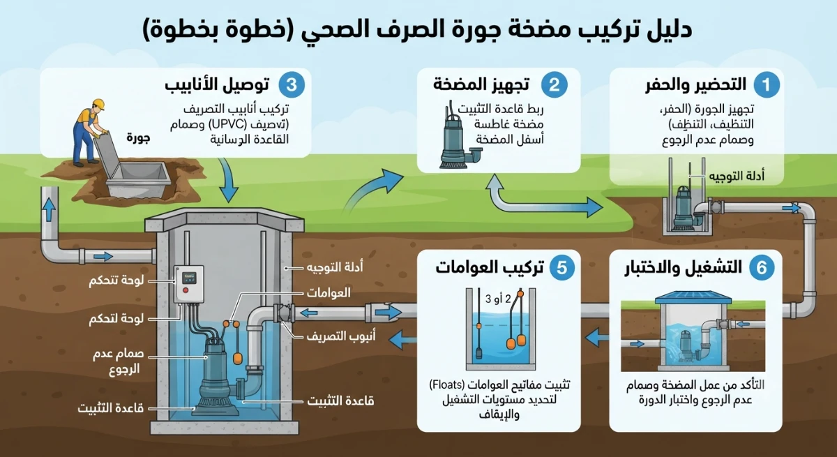 تنظيف جورة السرداب الكويت