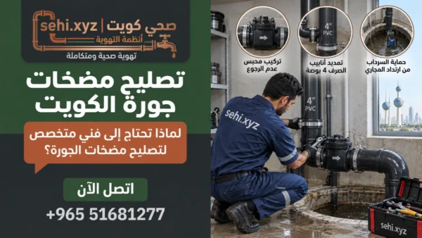 ألمدونة 18 تصليح مضخات جورة الكويت 2026