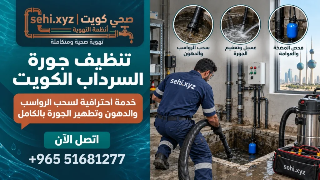تنظيف جورة السرداب الكويت